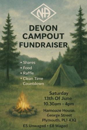Devon Campout Fundraiser flyer