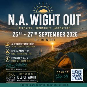N.A. Wight Out Square Flyer Image.