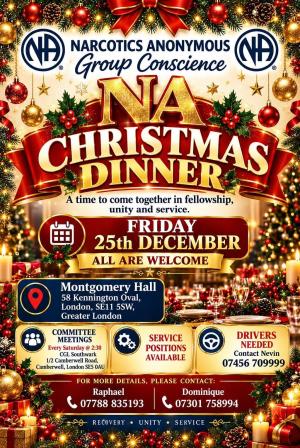 Narcotics Anonymous Christmas 🎄 Dinner