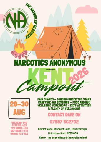 Flyer for Kent Campout event 2026