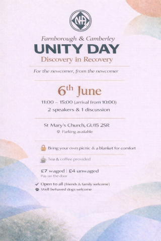 Flyer for the Unity Day