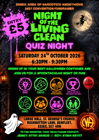 Essex NA Quiz Night Fundraiser
